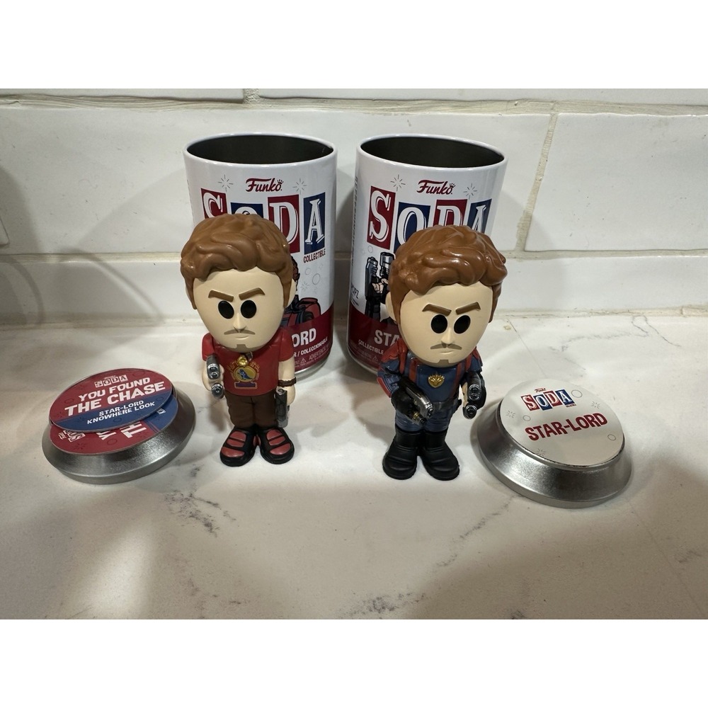 Funko Soda Chase and Common Marvel Star-Lord Guardians of the Galaxy Volume 3